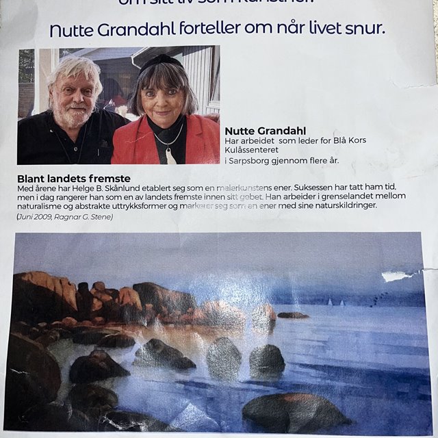 Kunstutstilling /Helge B. Skånlund